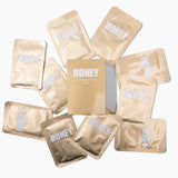 set of honey face masks spread out - by lapcos korean skincare
