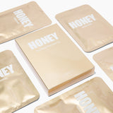 daily honey nourishing sheet mask for breakouts and dry irritated skin. K-beauty sheet mask for skin barrier repair 5-pack box.
