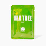LAPCOS DERMA TEA TREE FACE MASK FOR RELIEF