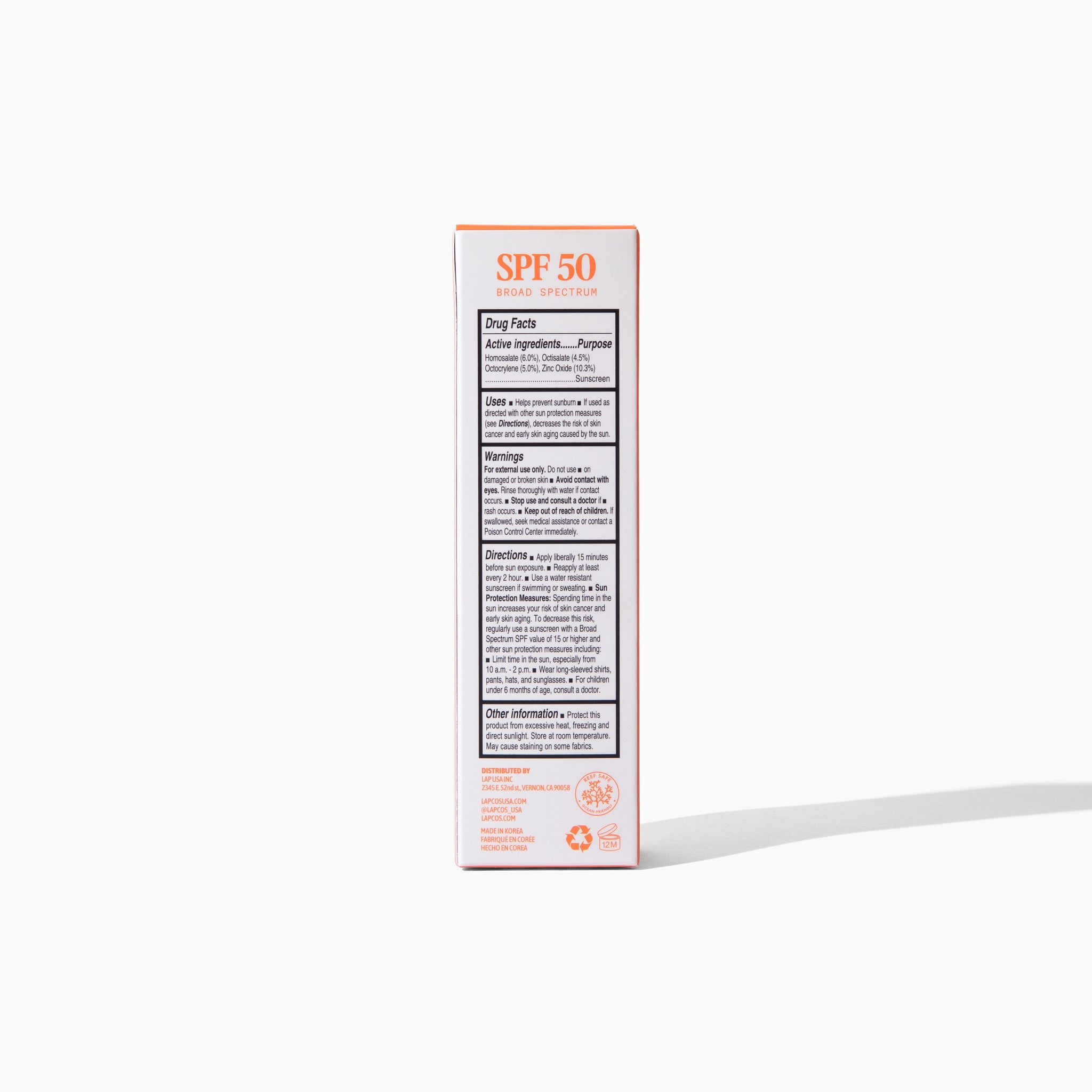 lapcos sunscreen directions