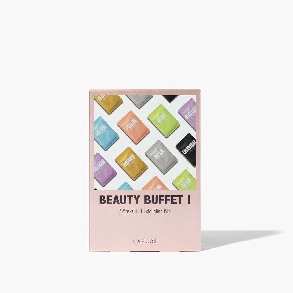lapcos korean face mask set of sheet masks