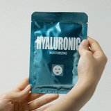 DERMA CARE MOISTURIZING HYALURONIC ACID SHEET MASK FOR DRY SKIN