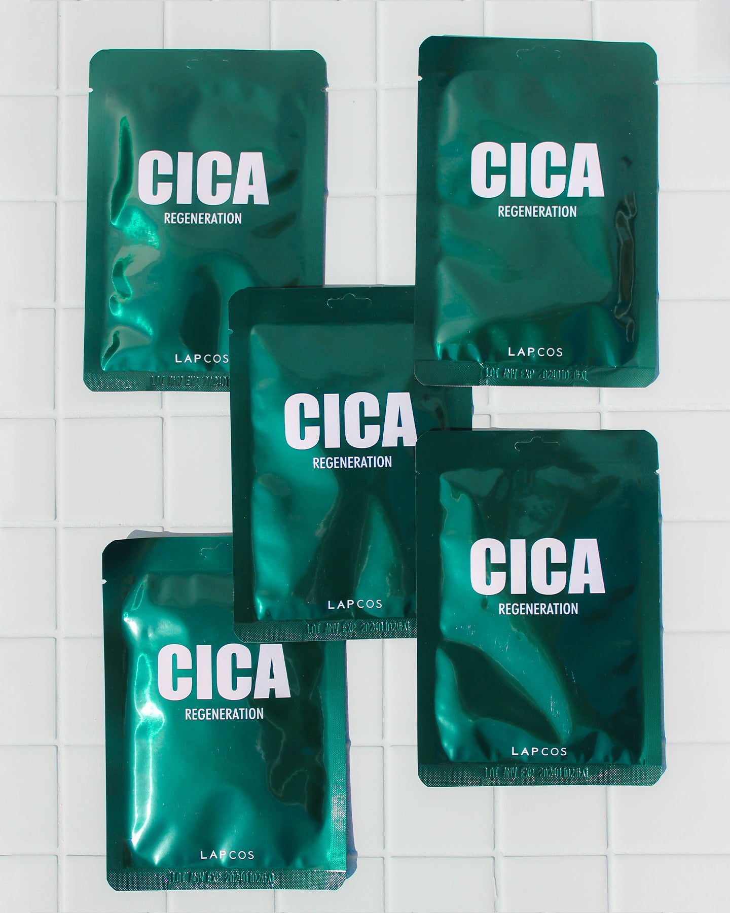 Daily Cica Sheet Mask 5-Pack - Soothing and repairing the broken skin barrier.