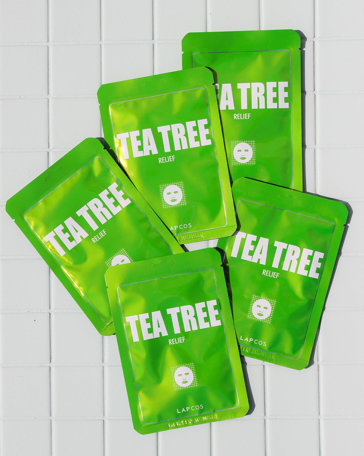 LAPCOS DERMA TEA TREE RELIEF SHEET MASK SET