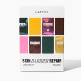 Lapcos Skin Barrier Repair mask set packaging with various colored masks on a white background