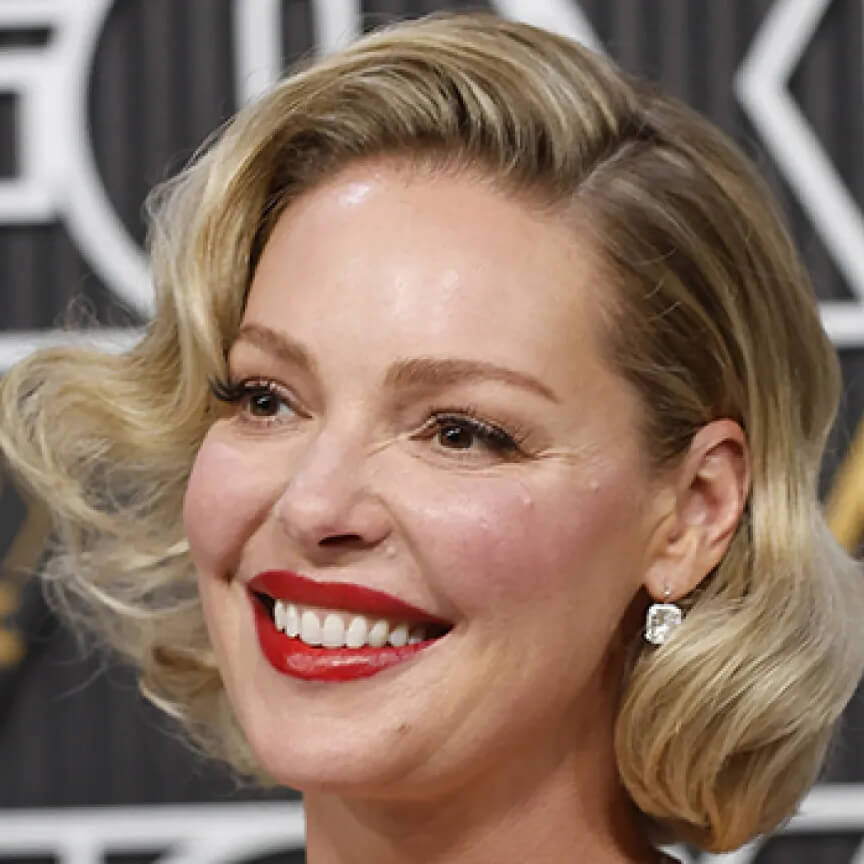 katherine heigl press for lapcos skincare