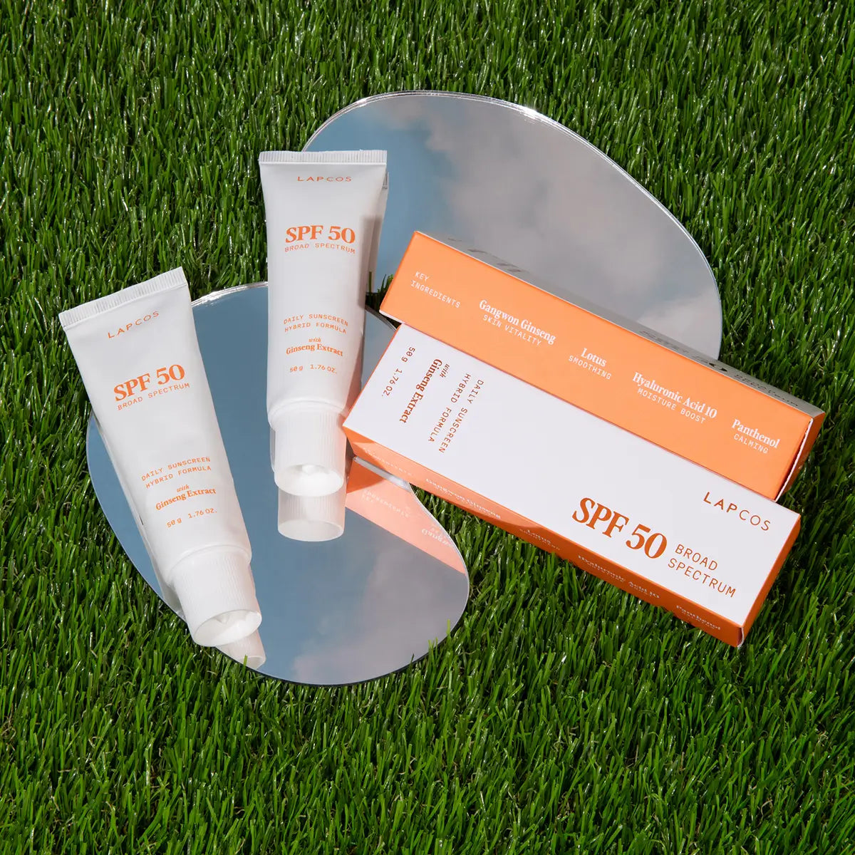 lapcos korean sunscreen with packaging - spf 50 hybrid sunscreen for ace