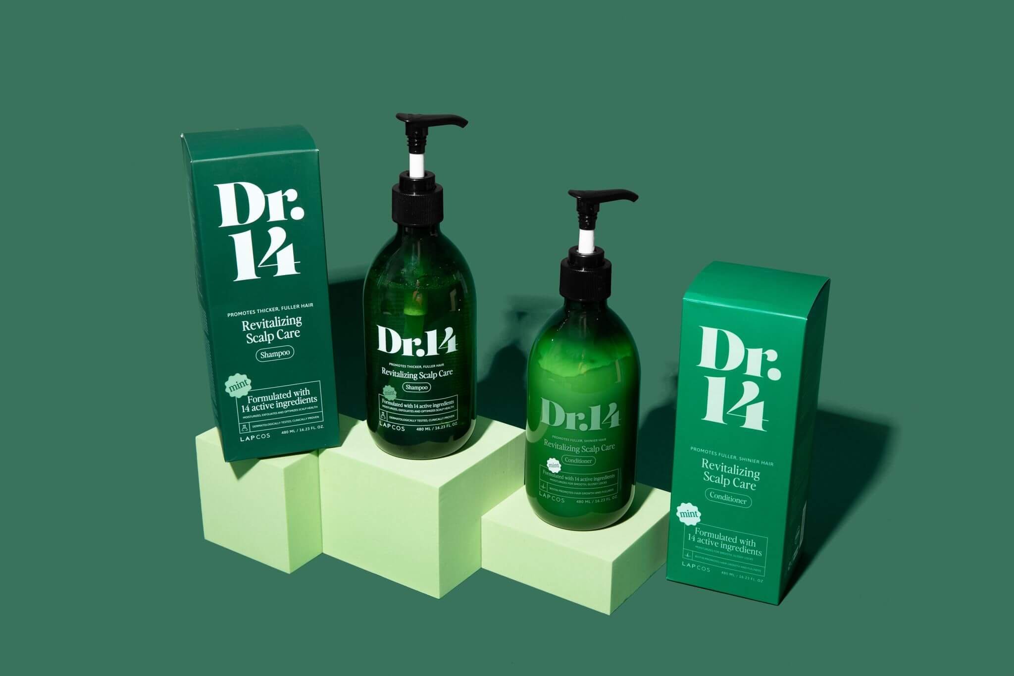 daily shampoo and hair thickening scalp treatment