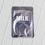 Daily Milk Sheet Mask Single - Deeply moisturizing and replenishes dry skin formulated with milk and hyaluronic acid