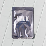 Daily Milk Sheet Mask Single - Deeply moisturizing and replenishes dry skin formulated with milk and hyaluronic acid