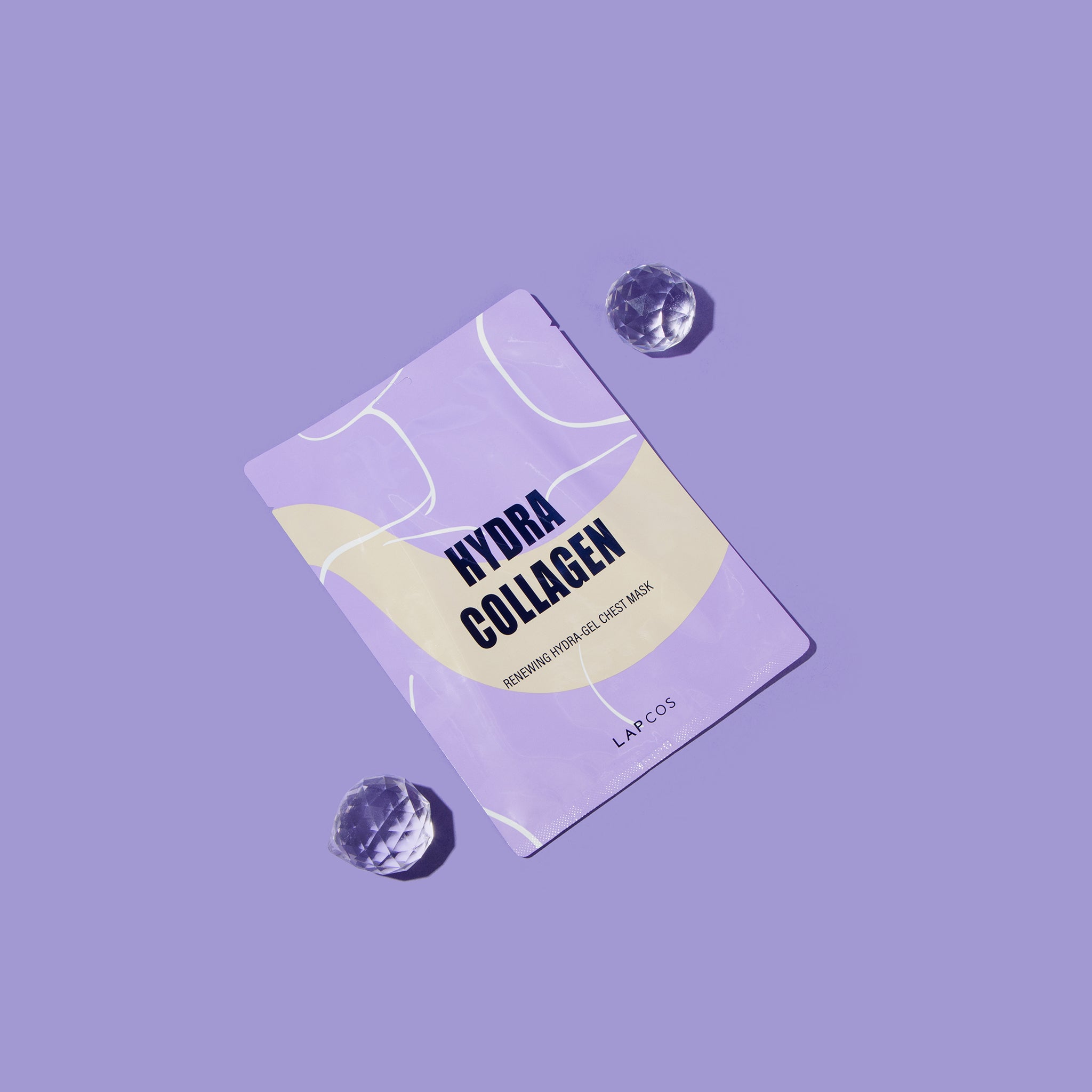 hydra collagen chest mask - firming and hydrating sheet mask for your chest.